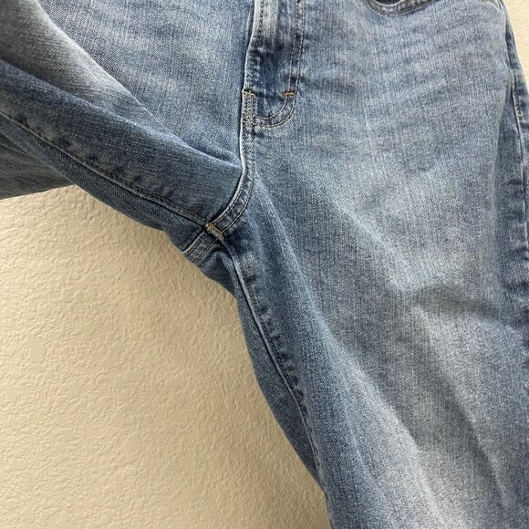 Lucky Brand Ankle High Rise Mom Drew Denim Distressed Blue Jeans Womens 10/30 - Picture 4 of 10